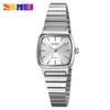 Belleza Atemporal Casual Simple Reloj para Mujer Impermeable Cuadrado Compacto Correa de Acero Reloj de Cuarzo para Mujer Reloj Transfronterizo