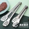 Aço inoxidável Food Clip Cozinha Churrasqueira Bife grelhado Household Anti-escalding Pão Alimentos Thicked Commercial Food Clip