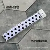 Bolsa Pop Empaquetada Individualmente con Asa Larga, Envuelto con Pañuelo de Seda, Pañuelo Pequeño de Satén Estampado, Cinta, Cinta de Regalo