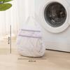 Saco de roupa suja portátil com zíper duplo atualizado, máquina de lavar roupa doméstica, saco especial de lavagem, bolsa de malha antideformação, atacado