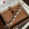 Pulseira Luxuosa de Prata Banhada Branca Gelo com Inlays de Calcedônia Verde e Diamantes Completos Pulseira de Ágata Rosa Feminina de Jade Fornecimento ao Vivo