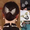 Fabricante de Moños de Doble Ala Oro Platino para Mujer 2023 Nuevo Pinza para el Cabello Herramienta Elegante Exquisita para Rizos y Moños