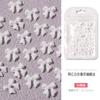 Paquete de 50 Joyería para Arte de Uñas de Moño Blanco y Negro Explosiones Rojas de Internet Cinta Lazo Resina Taladro Desgaste Decoración de Uñas Taladro