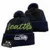 2026 Nuevo Gorro de Punto con Pompón de Color Mixto al por Mayor, Gorro de Lana de Equipo de Rugby, Jacquard de Doble Cara, Estilo Retro Artístico
