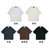 Nova Camiseta Masculina Sorona 260g Três Provas Tamanho Grande Gola Redonda Ombro Caído Casual Manga Curta