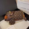 Bolso cruzado de hombro nuevo, moderno, de nicho, versátil, de alta gama, para mujer, Bolso tote estampado de marca para el día a día, para mujer