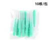 Cepillo para pestañas nuevo transfronterizo cepillo interdental cepillo interdental mini cepillo para cejas de color 10 piezas un paquete