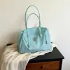Bolso de Mano Fresco de Verano 2026, Bolso de Hombro Estilo Ins con Cierre Plateado, Bolso de Mano Versátil para Viajes Diarios para Mujer