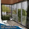 Mosquitero Amazon transfronterizo red de jardín red para pájaros barrera puesto de caza cortina mosquitera exterior 3m de ancho 2.4m de ancho
