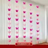 Faixa para Quarto de Casamento, Roupão, Fundo para Sessão de Fotos, Cortinas de Casamento, Decoração de Fundo para Quarto Principal e Sala de Estar, Decoração Festiva Tridimensional