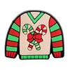Boneco de Neve de Natal [Produto Principal] Sapato de Jardim Popular Decoração Criativa Desenho Animado Charms de Sapato Destacáveis Decorações para Sapato Croc