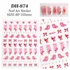 Pegatinas para Uñas de Lazo Lineal, Simples y Versátiles, Pegatinas Versátiles para Uñas de Lazo, Estilo Joyería Dh
