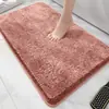 Suministro exclusivo transfronterizo de alfombrillas de baño de felpa de pelo largo altamente absorbentes, alfombrillas antideslizantes para inodoro, alfombrillas para pies de dormitorio y alfombrillas resistentes a la suciedad para puerta de entrada