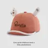 Sombrero de Ala Suave con Oso Juguetón de Moda Estilo Coreano Sombrero de Sol para Niños Pequeños al Aire Libre Nueva Gorra de Béisbol de Dibujos Animados para Bebé Comercio Exterior