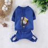 Roupas de Inverno para Cães e Gatos, Moletom de Lã sem Capuz, Estilo Kung Fu Urso, para Cães Pequenos, Teddy, Urso Amargo