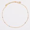 Collar Estilo IU Li Zhien de Corea del Sur Simple Elegante Exquisito Color Dulce Cadena Clavicular Lujo Ligero Combinable Cadena de Frijol