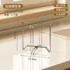 Estante para Bolsas de Basura Encimera de Cocina Acero Inoxidable 304 Plegable Cubo de Basura Portabolsas de Plástico Estante de Soporte para Bolsas de Basura
