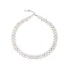 Elegante y Versátil Collar Redondo de Perlas, Lujo Ligero y Sensación de Alta Gama, Exquisita Cadena para Suéter con un Diseño Único, Joyería de Nicho para Mujeres