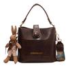 La popular bolsa de cubo de este año para mujer 2023 nueva de alta calidad retro Maillard otoño e invierno bolso de hombro cruzado