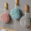 Bolas de Chenilla para Limpiar Manos Transfronterizas al por Mayor Colgante Multifuncional Toalla para Limpiar Manos Absorción de Agua Secado Rápido
