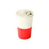 Taza de Plástico para Café de Paja de Trigo con Tapa, Taza Doméstica para Leche y Leche de Soya, Taza de Agua Térmica Conveniente, Taza de Desayuno para Oficinistas