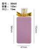 Processamento Personalizado de Frasco de Perfume com Flocagem, Frasco de Vidro Pequeno de 50ml para Sub-envase de Perfume, Frasco Vazio com Spray, Fabricante de Frascos, Tampa