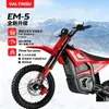 Motocicleta Elétrica Off-Road Valtinsu Em5 Vermelha 3840W Veículo Off-Road para Adultos Todo-o-Terreno Veículo Elétrico