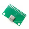 Placa de Teste USB-C Tipo-C Base Tipo C com Placa PCB Plug de 24p Resistência 10.000 vezes