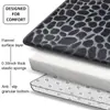 Alfombrilla de baño, Alfombrilla antideslizante para entrada de baño, Alfombrilla de secado rápido y resistente a las manchas para inodoro, Alfombra de cocina de franela con relieve