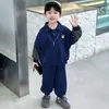 Conjunto de Sudadera para Niños Primavera y Otoño 2026 Nuevo Elegante Conjunto de Otoño para Niños Pequeños Conjunto Casual de Dos Piezas para 3-6 Años 7