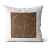 Almohadas Personalizadas Estilo Wabi-Sabi Maillard, Regalos Corporativos, Almohadas de Arte Abstracto, Cojines para Sofá del Hogar, Mayoreo