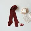 Z027 Meias Infantis Atacado Apenas Uma Meias Infantis da Moda Algodão Penteado Agulha Dupla Textura Escura Meia-Calça para Meninos e Meninas