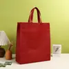 Bolsas Pre-Hechas, Bolsas Tote Gruesas de Tela No Tejida para Llevar Comida, Laminadas con Impresión a Color por Termopresión, Bolsas de Compras Publicitarias Textiles para el Hogar