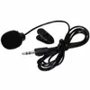 Microfone de Lapela para Celular Mini Microfone de Gravação Portátil 3,5mm Karaoke ao Ar Livre Microfone Pequeno para Computador Transmissão ao Vivo