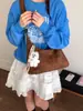 Bolsa Tote de Ombro Grande e Elegante Estilo Floresta para Mulheres 2026 Nova Primavera Cor Sólida Leve Tendência Ombro Transversal