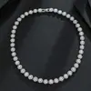 Colar Masculino para Street Dance, Cool e Fashion, Cravejado com Strass, Best-Seller Transfronteiriço, Colar Redondo com Strass Hip-Hop