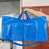 Sacos Transparentes para Mudança Sacolas Impermeáveis Sacos de Embalagem para Mudança Sacos Tecidos Sacos para Colchão de Dormitório Estudantil Bagagem