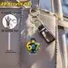 Colgante decorativo para llavero para uso doméstico y de enfermería, nuevo diseño plano, accesorio de coche transfronterizo, acrílico, estilo minimalista moderno