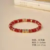 Pulsera de Jade Azul Natural para Mujer, Calabaza de Jade Hielo, Cuentas de Ábaco, Pulsera de Alta Gama al por Mayor Punto Turístico Creación Cultural