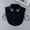 Nuevo Exquisito Collar Falso de Perlas de Moda Bordado a Mano Versátil para Mujer Collar Decorativo Versátil Suministro Directo desde Fabricante Transfronterizo