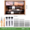 Carimbo de Madeira Venda Quente Transfronteiriça Carimbo Multiespecificação Conjunto de Dedos com Agulha Conjunto Combinado Ferramenta de Carimbo DIY para Feltro de Lã Fácil de Feltar