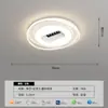 Lámpara de Techo LED para Sala de Estar con Protección Ocular de Espectro Completo 2025 Nueva Lámpara Moderna Simple Paquete para Toda la Casa Lámpara de Zhongshan