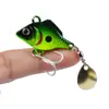 Isca Vib Sunfish Pequeno Ciclone com Spinner Rotativo Metal Longo Arremesso Isca Artificial Conjunto para Pesca Marinha Leve para Robalo