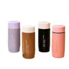 Taza de agua mini aislada de 200 ml, taza de bolsillo portátil de acero inoxidable 316, ligera, a prueba de fugas, adecuada para niñas