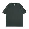 Verão Nova Moda Estampada 300g Peso Pesado Camiseta Masculina Algodão Puro Manga Curta Simples Tops Masculinos Atacado Guangzhou