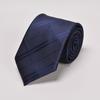 Corbata de Negocios Rayada Profesional al por Mayor del Fabricante, Corbata de Negocios Azul para Hombre de Estilo Nuevo, Atada a Mano