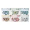 Adesivos Dia Bonito Série Céu Estrelado Tema Planta Gipsofila Adesivos para Material de Diário 10 Folhas 6 Designs
