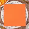 Servilletas de Color Puro Personalizadas Suministros para Fiestas Restaurante Occidental Decoración de Papel Servilletas Cuadradas Multicolor Venta Directa de Fábrica Logo Impreso