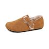 Personalizado ~ AZ315 Huidong Yixinda Zapatos Slip-on de Cuero Paquete Completo Zapatos de Cabeza Grande Perezosa Burkenneth