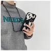 Estilo Ins Mariposa Blanca Apple 15promax Cordón Cruzado Funda para Teléfono Móvil Adecuada para iPhone14 Funda Blanda Resistente a Caídas